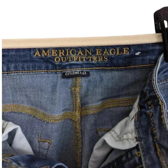 American Eagle Original Straight Extreme Flex Jeans Size 29 / 32 - Picture 3 of 7
